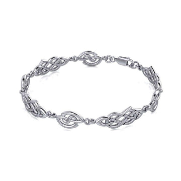 Celtic Knotwork Silver Bracelet TBG089 - Jewelry